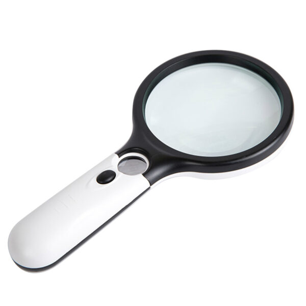 Handheld Pocket Illuminated Magnifying Glass Reading LED Light Magnifier