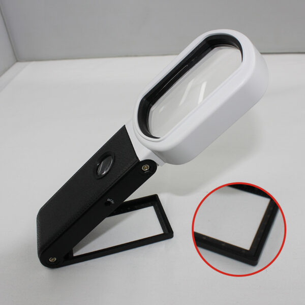 10X/25X LED Hands Free and Handheld Magnifying Glass Stand-Portable Illuminated Magnifier - Image 4