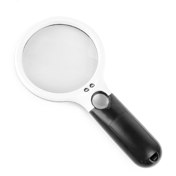 Handheld Pocket Illuminated Magnifying Glass Reading LED Light Magnifier - Image 3