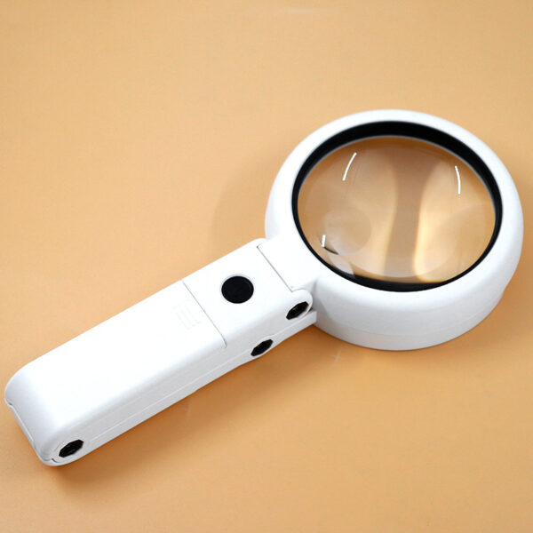 Folding 8LED Lamp Handheld Bracket Type Desktop Reading Maintenance Multi-Purpose Magnifying Glass Magnifier - Image 3