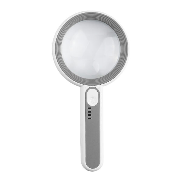 New 18 LED Power Indicator Handheld Magnifier with USB Charging Magnifying Lamp