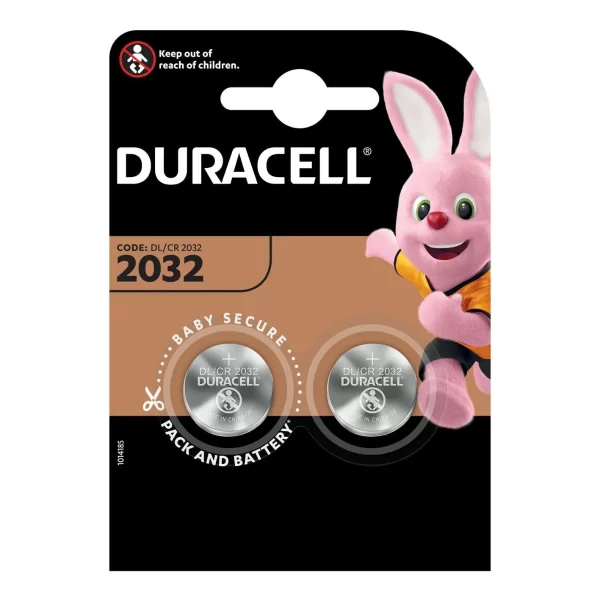 Duracell CR2032 3V Lithium - Pack of 2