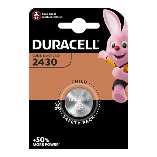 Duracell CR2430 3V Lithium - Pack of 1