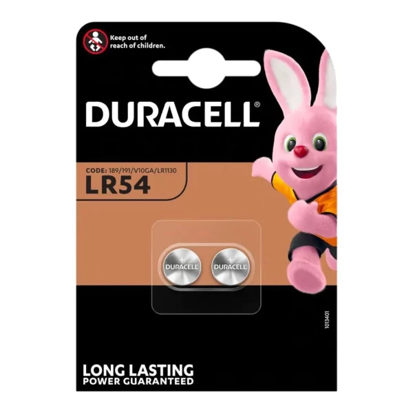 Duracell LR54 1.5V Alkaline - Pack of 2