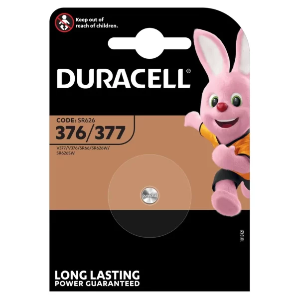 Duracell D377 1.5V Silver Oxide - Pack of 1