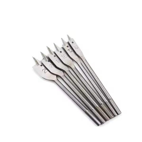 Sivitec 6PCS Wood Flat Drill Bits Set Heavy Duty 10/12/16/18/20/25mm Spade Bits Flat Boring Bit Wood Drill Bit - Image 2